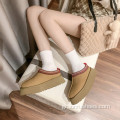 Lady Fur Slides Heepskin Platform Tasman Slippers